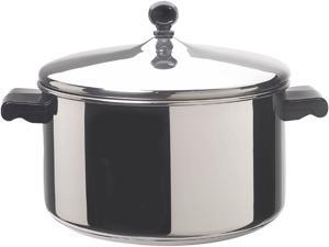 FARBERWARE 50005 Stainless Steel 6 Qt. 6 Quart Covered Stockpot FARBERWARE 50005 Stainless Steel 6 Qt. 6 Quart Covered Stockpot