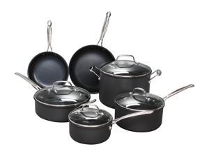 Cuisinart Chef's Classic Non-Stick Hard Anodized 10 Pieces Set Cuisinart Chef's Classic Non-Stick Hard Anodized 10 Pieces Set