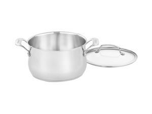 Cuisinart 445-22 Contour Stainless 5-Quart Dutch Oven with Glass Cover Cuisinart 445-22 Contour Stainless 5-Quart Dutch Oven with Glass Cover