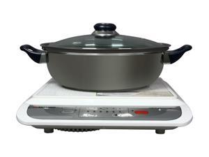 TATUNG TICT-1500TW Induction Cook Top, Stainless steel pot included TATUNG TICT-1500TW Induction Cook Top, Stainless steel pot included