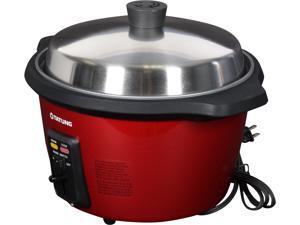 TATUNG Multifunction Indirect Heat Rice Cooker, Steamer and Warmer, Ceramic Coating ,Red, 22 Cups cooked/11 Cups uncooked, TAC-11T(H)-U TATUNG Multifunction Indirect Heat Rice Cooker, Steamer and Warmer, Ceramic Coating ,Red, 22 Cups cooked/11 Cups uncooked, TAC-11T(H)-U