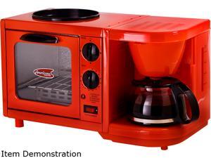 Maxi-Matic Elite EBK-200R Red 3-in-1 Multifunction Breakfast Center Maxi-Matic Elite EBK-200R Red 3-in-1 Multifunction Breakfast Center