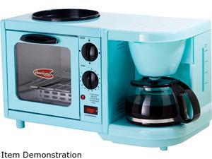 Maxi-Matic Elite EBK-200BL Blue 3-in-1 Multifunction Breakfast Center Maxi-Matic Elite EBK-200BL Blue 3-in-1 Multifunction Breakfast Center