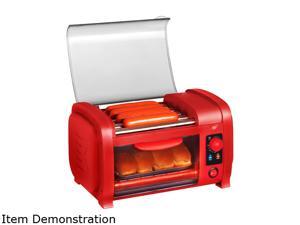 Elite EHD-051R Red Hot Dog Toaster with Grill Rollers Elite EHD-051R Red Hot Dog Toaster with Grill Rollers