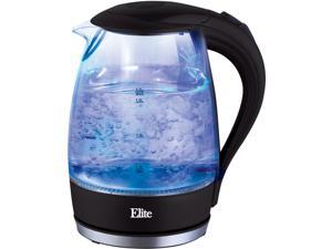 Elite Platinum EKT-300 1.7L Cordless Glass Kettle, Black Elite Platinum EKT-300 1.7L Cordless Glass Kettle, Black