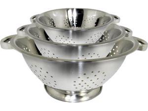 Cookpro Stainless Steel Colander Set - 3 Piece Cookpro Stainless Steel Colander Set - 3 Piece