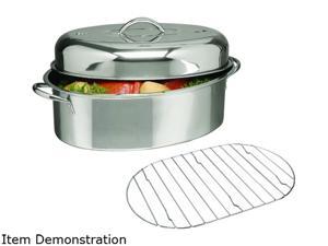 Gibson Home 64207.02 16" Oval Roaster w Lid Rack Gibson Home 64207.02 16" Oval Roaster w Lid Rack