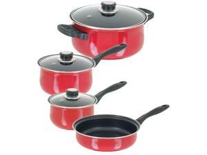 Gibson Sunbeam Newbrook 7-piece Carbon Steel Cookware Set Gibson Sunbeam Newbrook 7-piece Carbon Steel Cookware Set