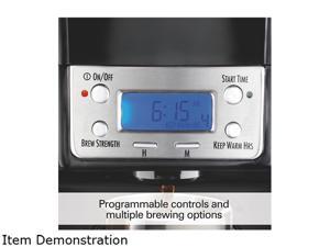 Hamilton Beach 48463 Black/Steel BrewStation Summit 12 Cup Coffeemaker Hamilton Beach 48463 Black/Steel BrewStation Summit 12 Cup Coffeemaker