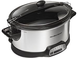 Hamilton Beach 33466 Programmable Stay or Go 6 Quarts Slow Cooker Hamilton Beach 33466 Programmable Stay or Go 6 Quarts Slow Cooker