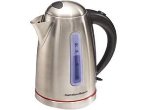 Hamilton Beach 40988 Stainless Steel 1.7 Liter Stainless Steel Electric Kettle Hamilton Beach 40988 Stainless Steel 1.7 Liter Stainless Steel Electric Kettle