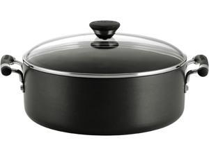 Circulon Acclaim Hard-Anodized Nonstick 7.5-Quart Covered Wide Stockpot, Black Circulon Acclaim Hard-Anodized Nonstick 7.5-Quart Covered Wide Stockpot, Black