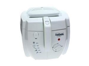 PRESTO 05443 CoolDaddy Cool-touch Electric Deep Fryer, White PRESTO 05443 CoolDaddy Cool-touch Electric Deep Fryer, White