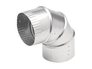 Deflecto DE906 Aluminum Aluminum Elbow (6") Deflecto DE906 Aluminum Aluminum Elbow (6")