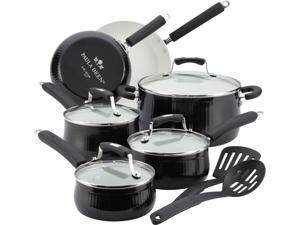 Paula Deen 14423 Aluminum Savannah Collection 12-Piece Cookware Set, Black Paula Deen 14423 Aluminum Savannah Collection 12-Piece Cookware Set, Black