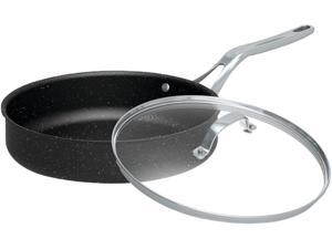 Starfrit 060318-003-0000 The Rock 11" Deep Fry Pan With Glass Lid Starfrit 060318-003-0000 The Rock 11" Deep Fry Pan With Glass Lid