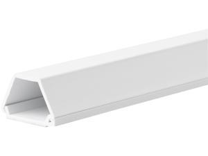 StarTech TC6W2 6 ft 2 Piece Cable Raceway Duct - White StarTech TC6W2 6 ft 2 Piece Cable Raceway Duct - White