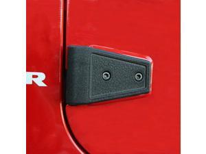 Rugged Ridge 11202.04 Door Hinge Cover Kit, Textured Black, 07-14 Jeep Wrangler JK Rugged Ridge 11202.04 Door Hinge Cover Kit, Textured Black, 07-14 Jeep Wrangler JK