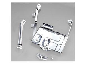 Rugged Ridge 11132.01 Battery Tray Kit, Stainless Steel, 76-86 Jeep CJ Models Rugged Ridge 11132.01 Battery Tray Kit, Stainless Steel, 76-86 Jeep CJ Models
