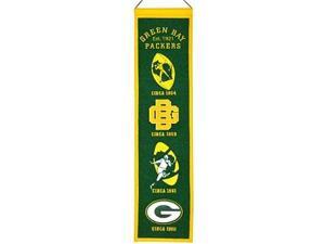 Green Bay Packers Wool 8 in. x 32 in. Heritage Banner Green Bay Packers Wool 8 in. x 32 in. Heritage Banner
