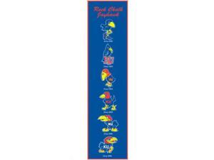 Kansas Jayhawks Wool 8in. x 32in. Heritage Banner Kansas Jayhawks Wool 8in. x 32in. Heritage Banner