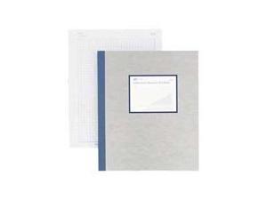 Rediform 43644 National Laboratory Research Notebook - 200 Sheets - Printed - Sewn - Both Side Ruling Surface - Letter 8.50" x 11" - Blue Paper - Gray Cover - Pressboard Cover - 1Each Rediform 43644 National Laboratory Research Notebook - 200 Sheets - Printed - Sewn - Both Side Ruling Surface - Letter 8.50" x 11" - Blue Paper - Gray Cover - Pressboard Cover - 1Each
