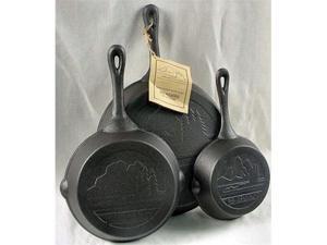 Old Mountain Cast Iron Preseasoned 3pc Skillet Set Old Mountain Cast Iron Preseasoned 3pc Skillet Set