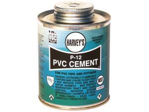 Wm Harvey Co 018220-12 16 Oz P-12 Heavy Bodied Clear PVC Cement Wm Harvey Co 018220-12 16 Oz P-12 Heavy Bodied Clear PVC Cement