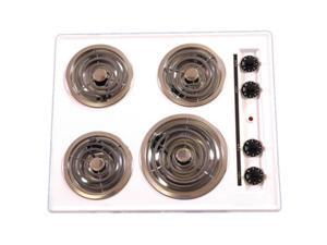 Brown - TEL03 - 24 Inch - Electric Cooktop - Coil Top - Black Brown - TEL03 - 24 Inch - Electric Cooktop - Coil Top - Black
