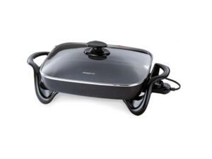 National Presto Industries 06852 16 in. Electric Skillet with Glass Cover National Presto Industries 06852 16 in. Electric Skillet with Glass Cover