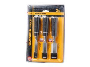 Olympia Tools 30-191 3 Pieces Wood Chisel Long Pattern Set Olympia Tools 30-191 3 Pieces Wood Chisel Long Pattern Set