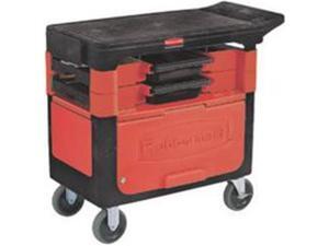 Rubbermaid Trades Cart W/Cabinet FG618088BLA Rubbermaid Trades Cart W/Cabinet FG618088BLA