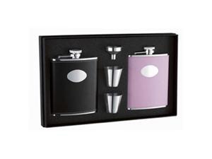 Visol VSET41 Union His & Her 6oz Hip Flask Gift Set Visol VSET41 Union His & Her 6oz Hip Flask Gift Set