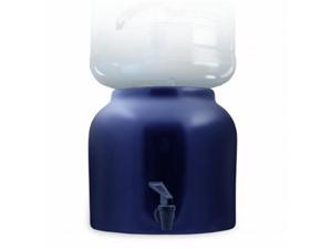 New Wave Enviro 60059 Porcelain Water Dispenser - Cobalt Blue Crock New Wave Enviro 60059 Porcelain Water Dispenser - Cobalt Blue Crock