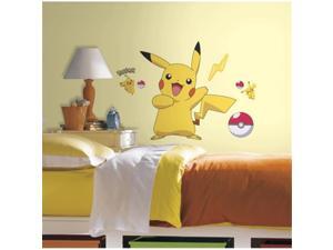 Room Mates RMK2536GM Pokemon Pikachu Peel And Stick Wall Decals Room Mates RMK2536GM Pokemon Pikachu Peel And Stick Wall Decals