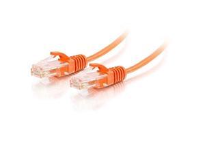 C2G 1175 1 ft. Cat6 Snagless Unshielded Slim Ethernet Network Patch Cable - Orange C2G 1175 1 ft. Cat6 Snagless Unshielded Slim Ethernet Network Patch Cable - Orange