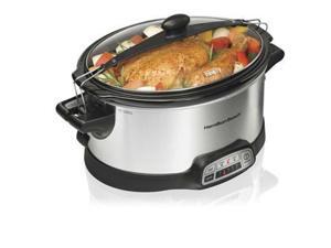 Hamilton Beach 33466 Ps 6qt Slow Cooker Silver Hamilton Beach 33466 Ps 6qt Slow Cooker Silver