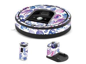 MightySkins IRRO960-Blue Petals Skin for iRobot Roomba 960 Robot Vacuum, Blue Petals MightySkins IRRO960-Blue Petals Skin for iRobot Roomba 960 Robot Vacuum, Blue Petals