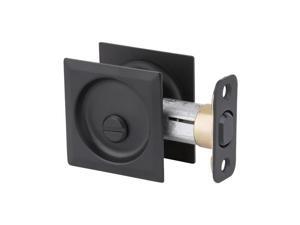 Kwikset 335 SQT 514 Square Privacy Pocket Door Lock, Iron Black Kwikset 335 SQT 514 Square Privacy Pocket Door Lock, Iron Black