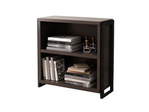 Offex Home Office Freestanding Wood Storage 2 Shelf Bookcase - Dark Chocolate Offex Home Office Freestanding Wood Storage 2 Shelf Bookcase - Dark Chocolate
