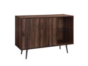 Offex 44" Asymetrical TV Media Stand Buffet - Dark Walnut Offex 44" Asymetrical TV Media Stand Buffet - Dark Walnut