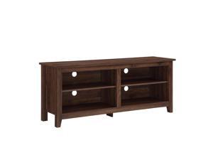 Offex 58" Wood TV Media Stand Storage Console - Dark Walnut Offex 58" Wood TV Media Stand Storage Console - Dark Walnut