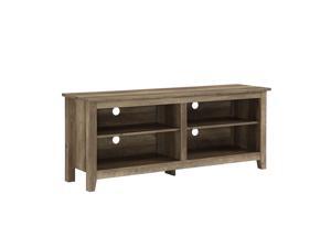 Offex 58" Wood TV Media Stand Storage Console - Rustic Oak Offex 58" Wood TV Media Stand Storage Console - Rustic Oak