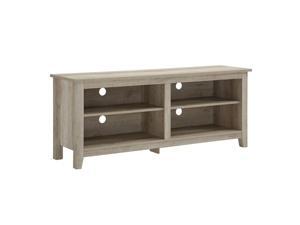 Offex 58" Wood TV Media Stand Storage Console - White Oak Offex 58" Wood TV Media Stand Storage Console - White Oak