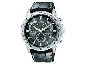 Citizen Eco-Drive Leather Perpetual Atomic Mens Watch AT4000-02E Citizen Eco-Drive Leather Perpetual Atomic Mens Watch AT4000-02E