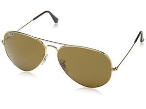 Ray-Ban RB3025-001-57-62 Aviator Classic Gold Polarized Sunglasses - Brown Ray-Ban RB3025-001-57-62 Aviator Classic Gold Polarized Sunglasses - Brown