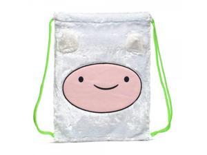 Adventure Time Unisex White Cinch Bag: Finn Adventure Time Unisex White Cinch Bag: Finn