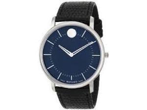 Movado TC Blue Dial Leather Mens Watch 0606846 Movado TC Blue Dial Leather Mens Watch 0606846