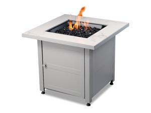 Endless Summer All Weather Outdoor Fire Pit with Faux Marble Finish, Black Glass Endless Summer All Weather Outdoor Fire Pit with Faux Marble Finish, Black Glass