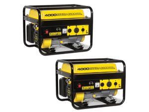 Champion 3500 Watt Portable Quiet Recoil Start Gas Home & RV Generator (2 Pack) Champion 3500 Watt Portable Quiet Recoil Start Gas Home & RV Generator (2 Pack)